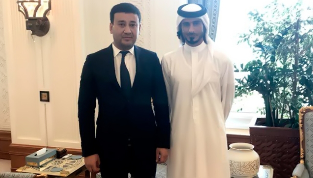 Умид Ахматджанов встретился с советником эмира по дипломатическим вопросам