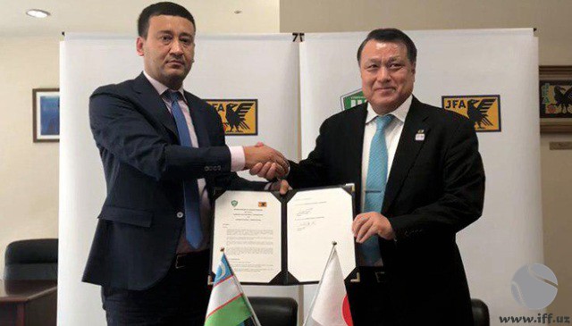 Федерация футбола Узбекистана и Японская футбольная ассоциация заключили соглашение о сотрудничестве