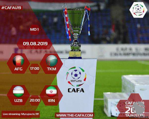 “CAFA U-19 championship-2019”. Бугун Ўзбекистон Эрон билан ўйнайди