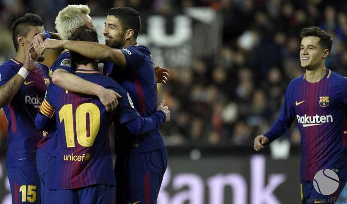 Испания кубоги: «Барселона» сафарда ҳам «Валенсия» енгиб, финалга йўл олди