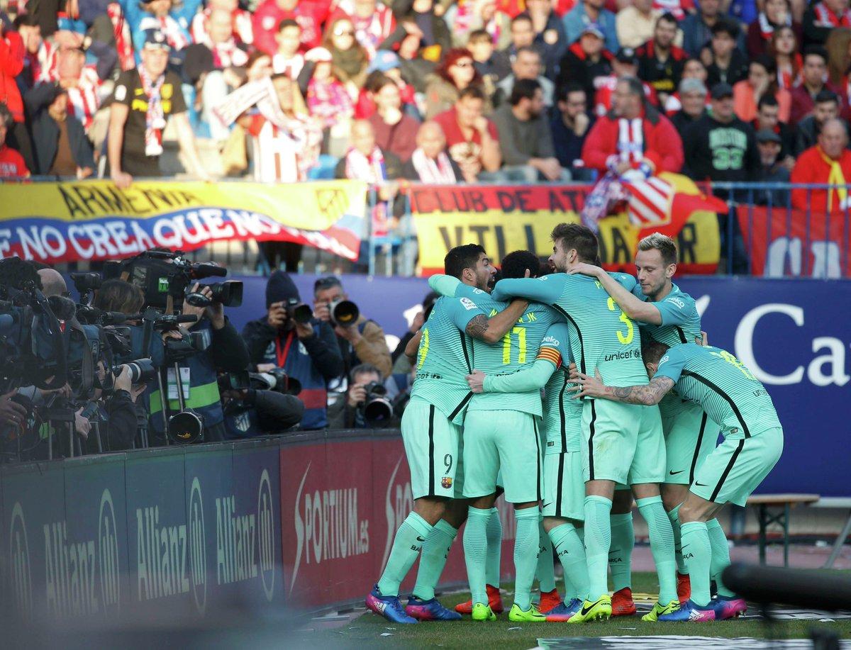 «Атлетико» - «Барселона» 1:2: Учрашувдаги голларни томоша қилинг