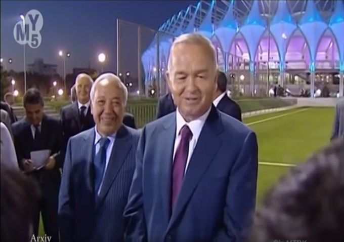 Ислом Каримов «Бунёдкор» стадионига ташриф буюрди (видеоархив)