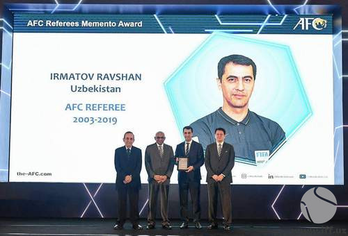 Равшан Ирматов официально завершил карьеру рефери ФИФА