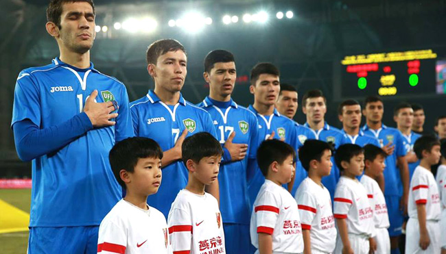 Молодёжная сборная Узбекистана U-22 проиграла сверстникам из Китая